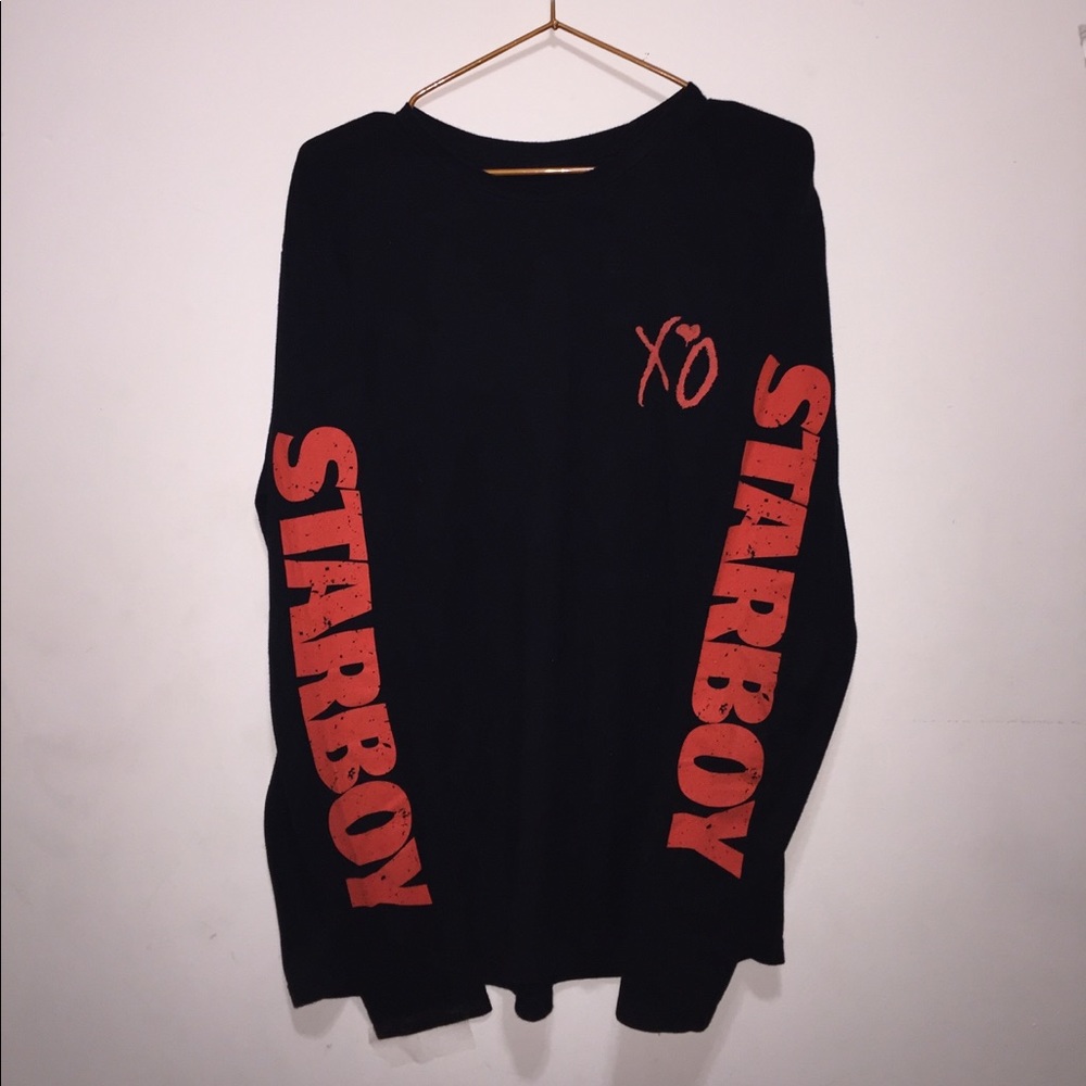 XO Starboy The Weeknd Long Sleeve Shirt